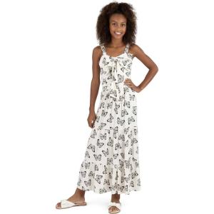 image:imageSpeechless girls 2piece Sleeveless Bow Top and Tiered Maxi Skirt SetIvoryBlack