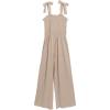 image:imageSpeechless girls Smocked Bodice Wide Leg JumpsuitKhaki