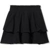 image:imageSpeechless Girls Cotton Smocked Waist Tiered Short SkirtBlack