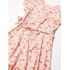 image:imageSpeechless Girls Short Sleeve Faux Wrap Knit Ruffled DressPeach
