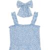 image:imageSpeechless Girls Sleeveless Smocked Maxi SundressBlueIvory