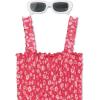 image:imageSpeechless Girls Sleeveless Smocked Maxi SundressFuchsiaFloral