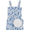 image:imageSpeechless Girls Sleeveless Smocked Maxi SundressIvoryBlue