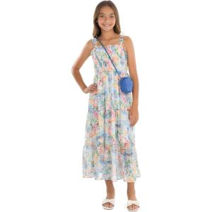image:imageSpeechless Girls Sleeveless Smocked Maxi SundressBlueMulti