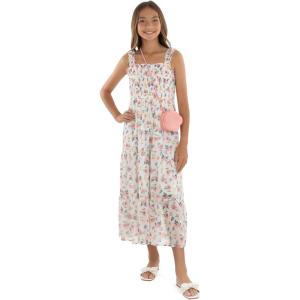 image:imageSpeechless Girls Sleeveless Smocked Maxi SundressIvoryFloral
