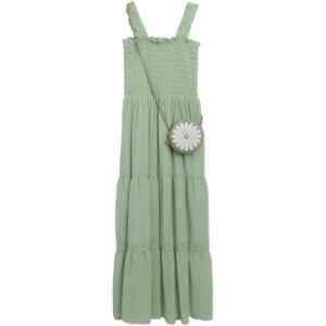 image:imageSpeechless Girls Sleeveless Smocked Maxi SundressSageDot