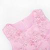 image:imageUhnice Flower Girl Dress Floral Lace Ball Gown Bridesmaid Formal Dresses for Wedding PartyRainbow Pink