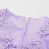 image:imageUhnice Flower Girl Dress Floral Lace Ball Gown Bridesmaid Formal Dresses for Wedding PartyRainbow Purple