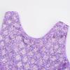 image:imageUhnice Flower Girl Sequin Dress Sleeveless Tulle VBack Gown Rainbow Prom for Wedding PartyPurple