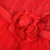 image:imageUhnice Toddler Flower Baby Girls Dress Embroidered Tulle Tutu Formal Wedding Dress Birthday Party PageantRed
