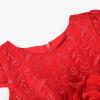 image:imageUhnice Toddler Flower Baby Girls Dress Embroidered Tulle Tutu Formal Wedding Dress Birthday Party PageantRed