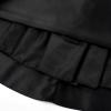 image:imageUhnice Flower Girls Satin Dress Sleeveless VBack Formal Ball Gown for Wedding PartyBlack