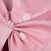 image:imageUhnice Flower Girls Satin Dress Sleeveless VBack Formal Ball Gown for Wedding PartyPink