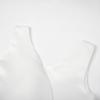 image:imageUhnice Flower Girls Satin Dress Sleeveless VBack Formal Ball Gown for Wedding PartyWhite