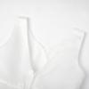 image:imageUhnice Flower Girls Satin Dress Sleeveless VBack Formal Ball Gown for Wedding PartyWhite