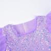 image:imageUhnice Flower Girl Sequin Dress Tulle Ball Gown Formal Dresses for Wedding PartyPurple 2
