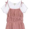 image:imageSpeechless Girls 2piece Short Sleeve Tee and Wide Leg JumpsuitRose