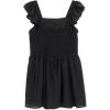 image:imageSpeechless Girls Flutter Sleeve Chiffon Walkthrough Romper With SunglassesBlack