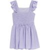 image:imageSpeechless Girls Flutter Sleeve Chiffon Walkthrough Romper With SunglassesLilac