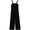 image:imageSpeechless Girls Sleeveless Scuba Crepe Wide Strap Jumpsuit With Pearl TrimBlack