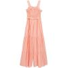 image:imageSpeechless Girls Sleeveless Smocked Back Wide Leg JumpsuitCoral