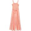 image:imageSpeechless Girls Sleeveless Smocked Back Wide Leg JumpsuitCoral