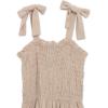 image:imageSpeechless Girls Smocked Bodice Wide Leg JumpsuitKhaki