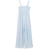 image:imageSpeechless Girls Smocked Bodice Wide Leg JumpsuitWhiteBlue