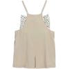 image:imageSpeechless girls 2piece Mineral Wash Romper With Tube TopKhakiBlack
