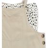 image:imageSpeechless girls 2piece Mineral Wash Romper With Tube TopKhakiBlack