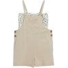 image:imageSpeechless girls 2piece Mineral Wash Romper With Tube TopKhakiBlack