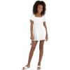 image:imageSpeechless Girls Puff Sleeve Skirted RomperWhite