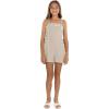 image:imageSpeechless girls 2piece Mineral Wash Romper With Tube TopKhakiBlack