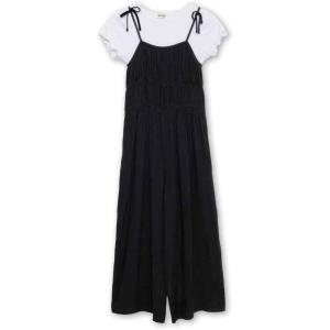 image:imageSpeechless Girls 2piece Short Sleeve Tee and Wide Leg JumpsuitBlack