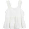 image:imageSpeechless Girls Sleeveless Baby Doll Square Neck TopWhite