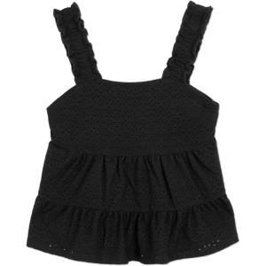 image:imageSpeechless Girls Sleeveless Baby Doll Square Neck TopBlack