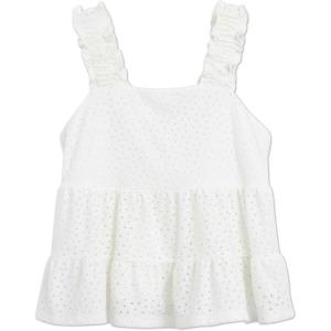 image:imageSpeechless Girls Sleeveless Baby Doll Square Neck TopWhite