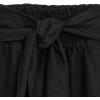image:imageSpeechless Girls High Rise Elastic Waist Culotte Shorts with Tie BeltBlack