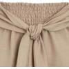 image:imageSpeechless Girls High Rise Elastic Waist Culotte Shorts with Tie BeltKhaki