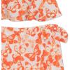 image:imageSpeechless Girls Sleeveless 2Piece Butterfly Print Skort SetIvoryOrange