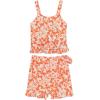 image:imageSpeechless Girls Sleeveless 2Piece Butterfly Print Skort SetIvoryOrange