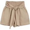 image:imageSpeechless Girls High Rise Elastic Waist Culotte Shorts with Tie BeltKhaki