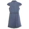 image:imageSpeechless Girls Cap Sleeve Button Down Denim DressDenim Blue
