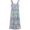 image:imageSpeechless Girls Flutter Sleeve Chiffon Maxi DressAquaMulti Floral