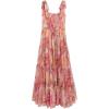 image:imageSpeechless Girls Sleeveless Printed Mesh Tiered Maxi DressCoralPink Floral
