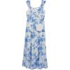 image:imageSpeechless Girls Flutter Sleeve Chiffon Maxi DressIvoryBlue Floral