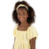 image:imageSpeechless Girls Bubble Sleeve Checked Chiffon DressLight Yellow