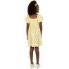 image:imageSpeechless Girls Bubble Sleeve Checked Chiffon DressLight Yellow