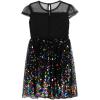 image:imageSpeechless Girls Cap Sleeve Sequined Party DressBlack