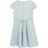 image:imageSpeechless Girls Cap Sleeve Techno Scuba 3D Flower Applique Party DressMint